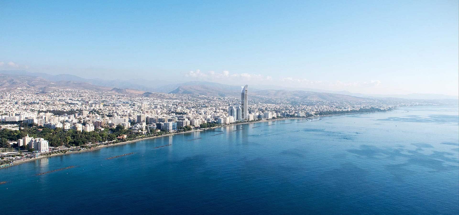 ONE Limassol Tower seafront Cyprus